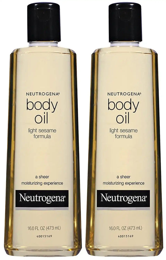 Body Oil, Light Sesame Formula, 16 oz, 2 pk