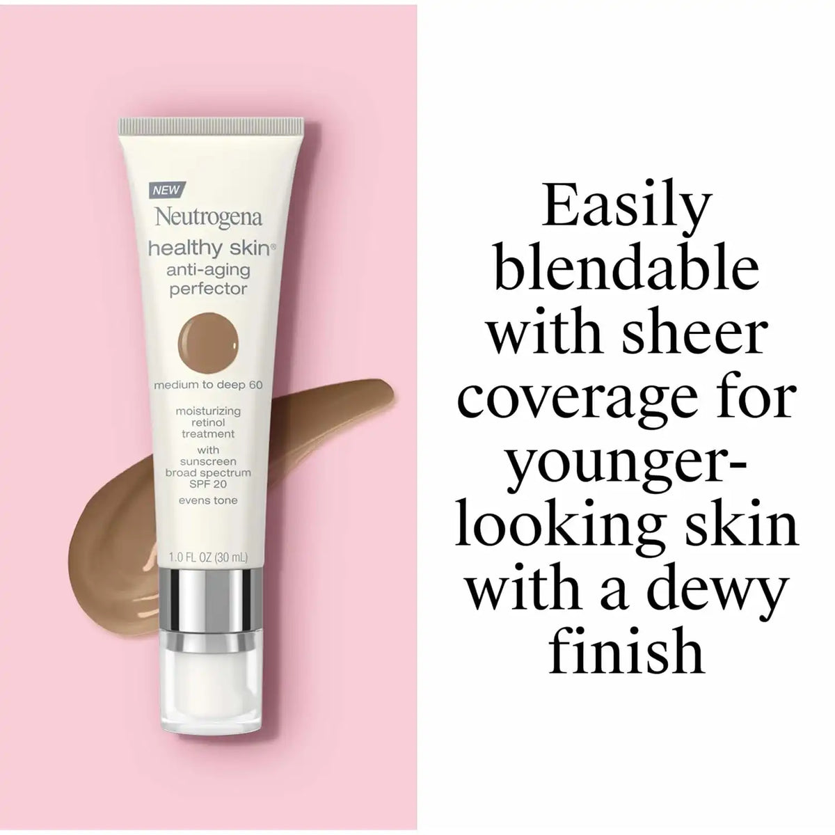 Neutrogena Anti-Aging Perfector Tinted Facial Moisturizer, 1 fl oz