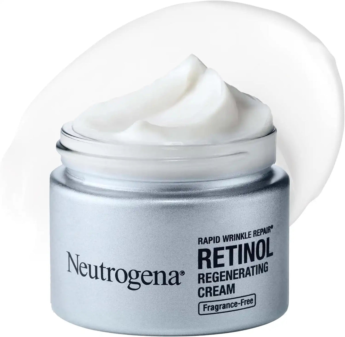 Neutrogena Rapid Wrinkle Repair Retinol Face Moisturizer, Fragrance Free, Daily Anti-Aging Face Cream with Retinol & Hyaluronic Acid to Fight Fine Lines, Wrinkles, & Dark Spots, 1.7 Ounce (Pack of 12)