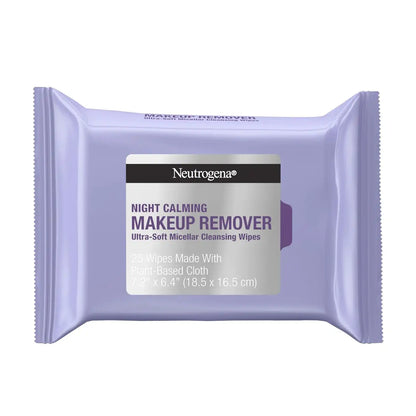 Neutrogena Night Calming Makeup Remover Wipes, 25 ct
