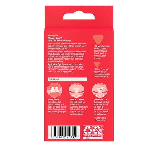 Neutrogena Acne Patches For Stubborn Acne, Triangle Patches, 10 ct
