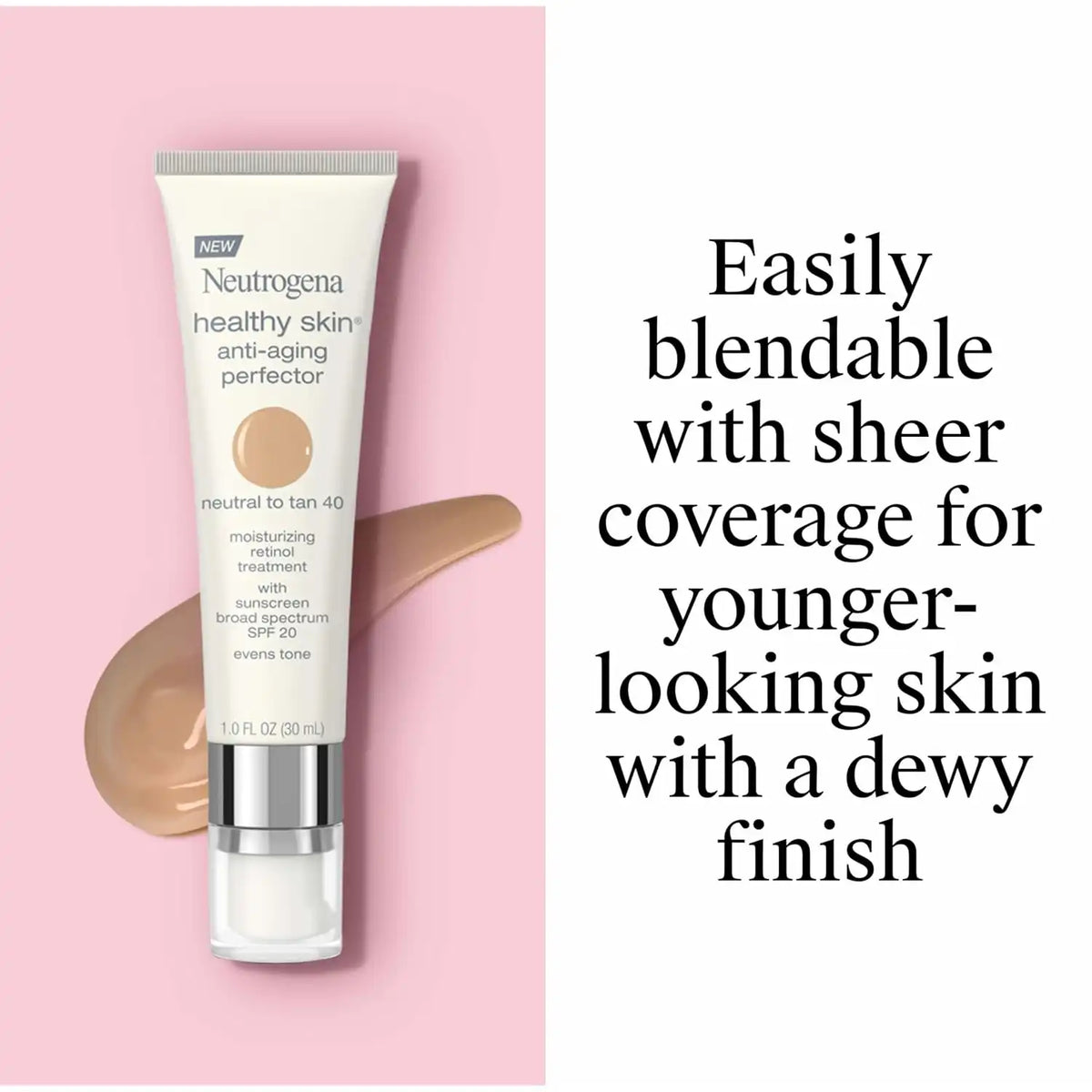 Neutrogena Anti-Aging Perfector Tinted Facial Moisturizer, 1 fl oz