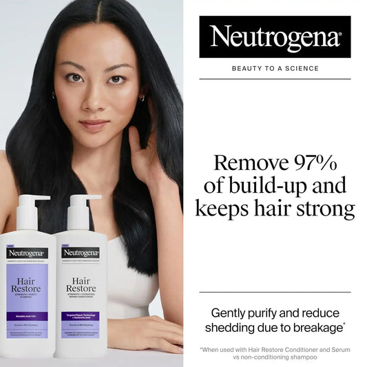 Neutrogena Hair Restore Strength + Purity Sulfate-Free Shampoo, 13 fl. oz
