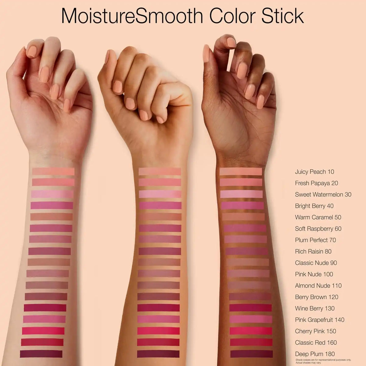 Neutrogena MoistureSmooth Color Stick, 90 Classic Nude, .011 oz