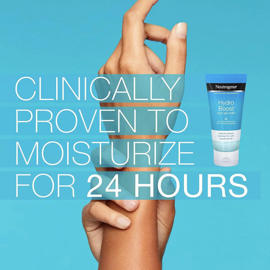 Neutrogena Hydro Boost Hydrating Hand Gel Cream with Hyaluronic Acid for Instantly Quenched, Soft & Supple Hands, Lightweight, Non-Greasy & Quick Absorbing Hand Lotion, Travel Size, 3 Oz (Pack of 12)