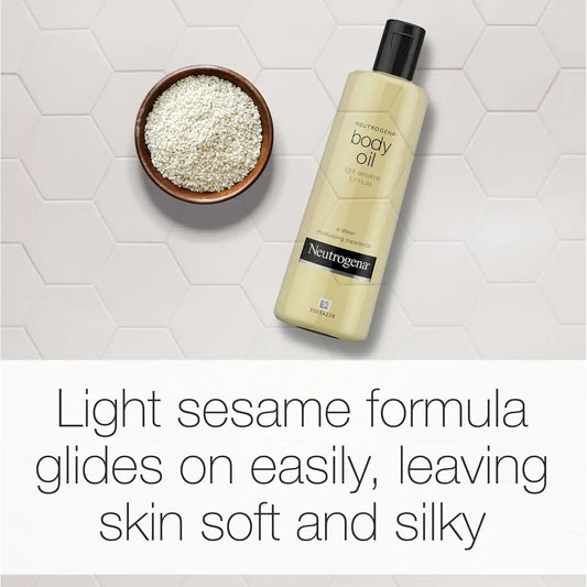 Neutrogena Body Oil Light Sesame Formula, 8.5 fl oz