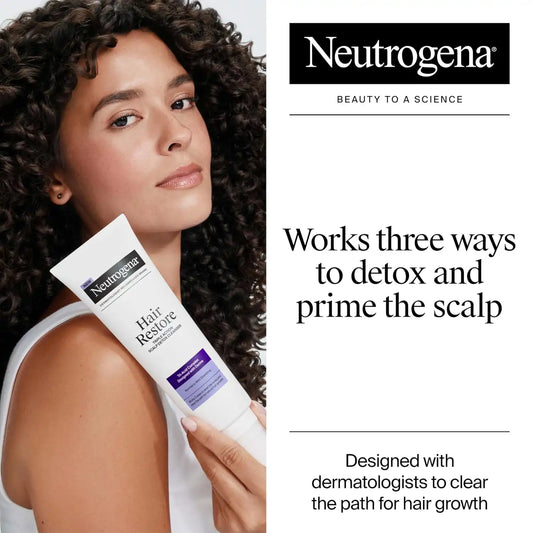 Neutrogena Hair Restore Triple Action Scalp Detox Cleanser, 8 fl. oz