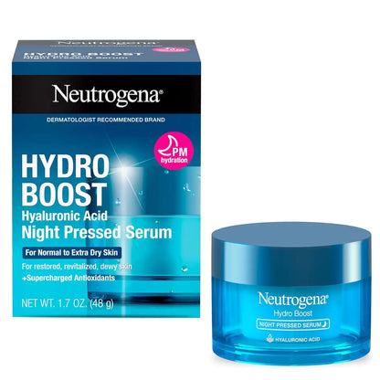 Neutrogena Hydro Boost Night Pressed Serum, 1.7 oz