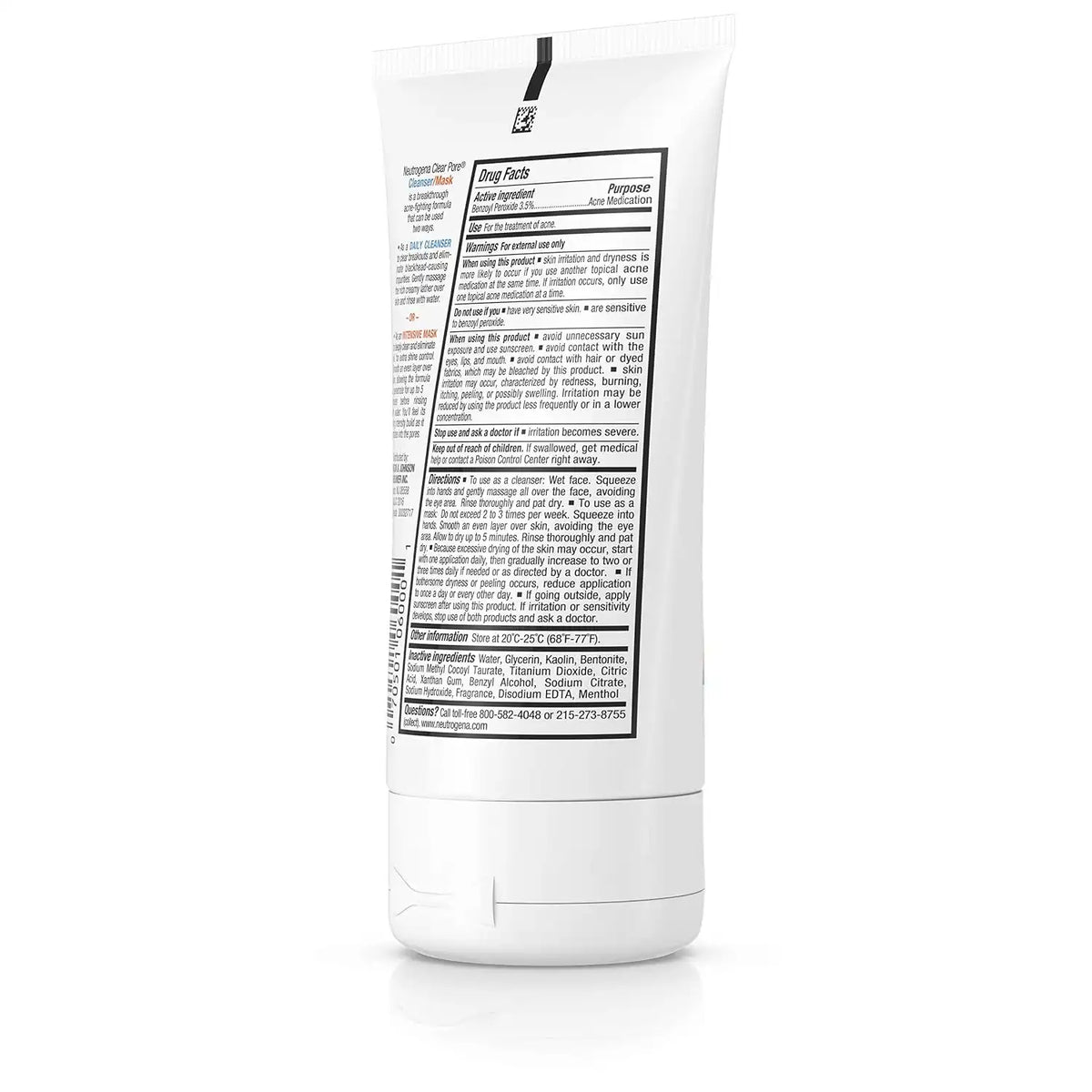 Neutrogena Clear Pore Cleanser/Mask, 4.2 Ounce