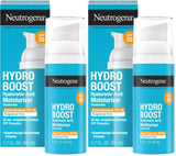 Neutrogena Hydro Boost Hyaluronic Acid Face Moisturizer with Broad Spectrum SPF 50 Sunscreen,Non-Greasy,Fragrance Free Daytime Facial Moisturizer to Hydrate & Soothe Dry Skin,1.7 fl. oz,(Pack of 2)