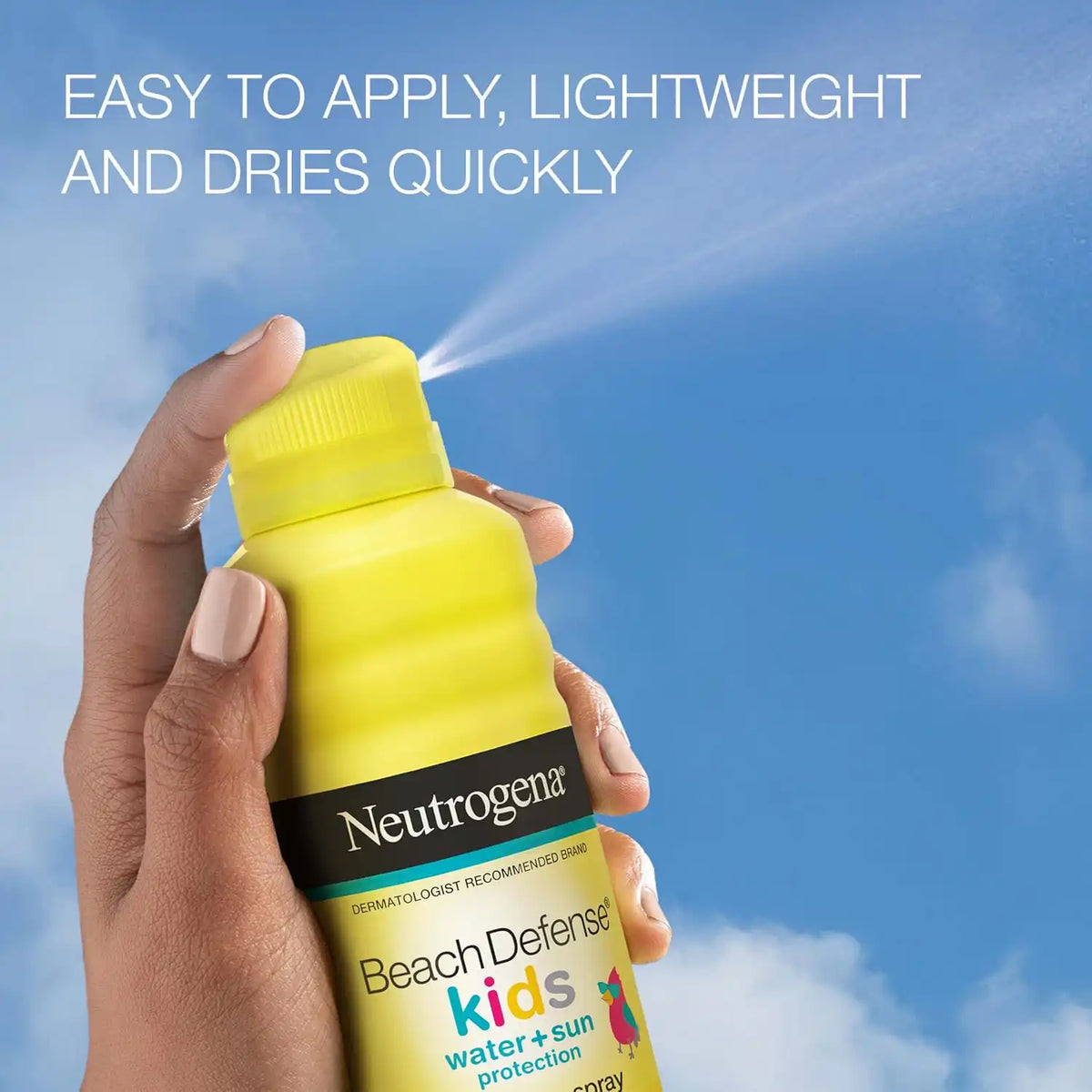 Neutrogena Beach Defense Kids Sunscreen Spray SPF 70, 6.5 oz, 2 Pack