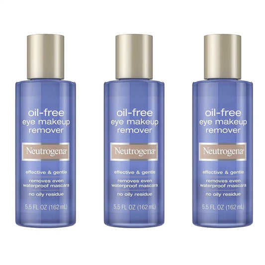 Neutrogena Gentle Oil-Free Eye Makeup Remover & Cleanser, 5.5 fl oz, 3 Pack
