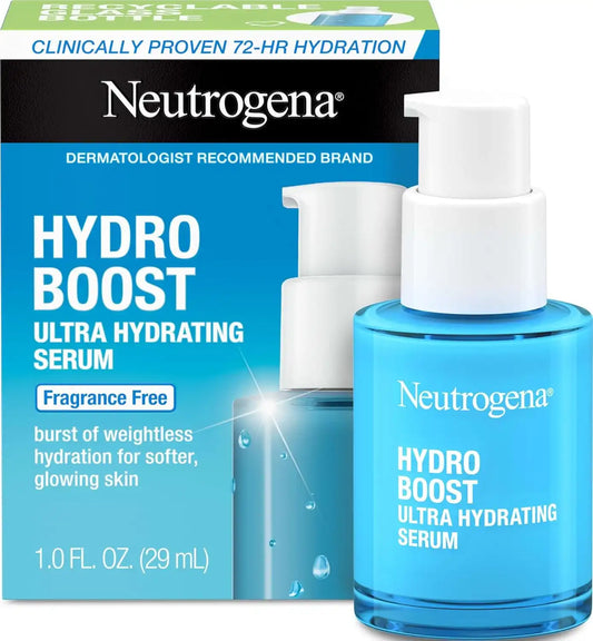 Neutrogena Hydro Boost Ultra Hydrating Serum, Fragrance-Free, 1 fl oz